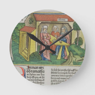 I Samuel 1:8 Elkanah comforts Hannah, from the 'Nu Round Clock