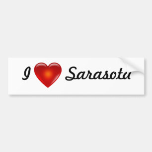 I ♥ Sarasota Bumper Sticker