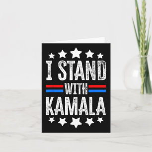 I Satnd With Kamala Election 2024  Card