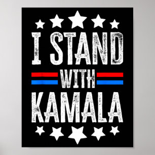 I Satnd With Kamala Election 2024 Poster