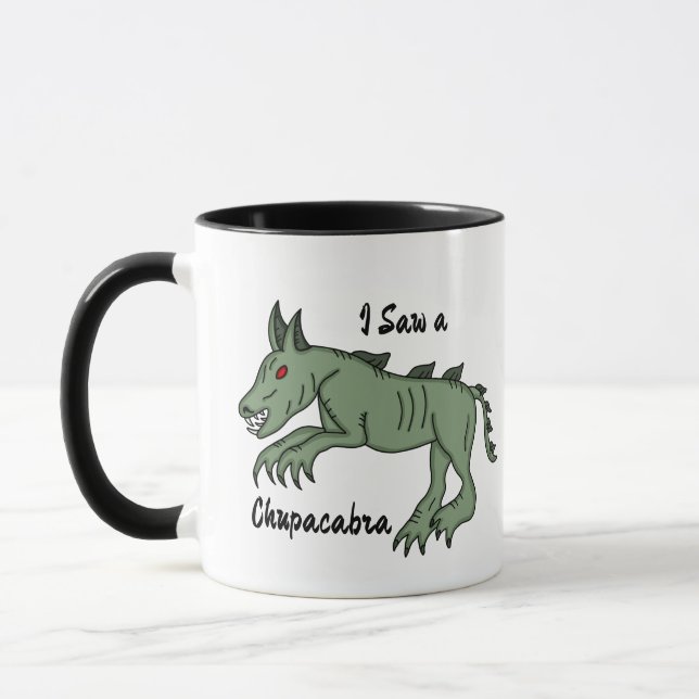 I Saw a Chupacabra Mug (Left)