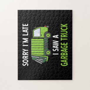 I Saw a Garbage Truck Costume  Recycling Garbage Jigsaw Puzzle