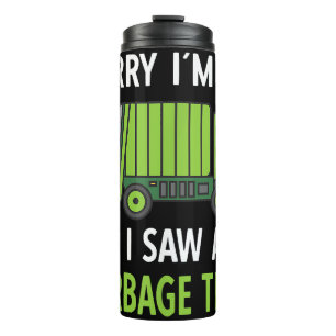I Saw a Garbage Truck Costume  Recycling Garbage Thermal Tumbler