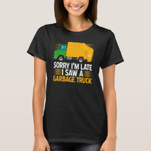 I Saw a Garbage Truck Recycling Garbage Day Toddle T-Shirt