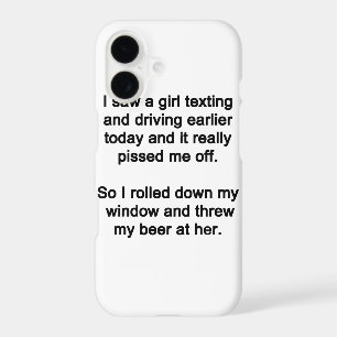I Saw a Girl Texting