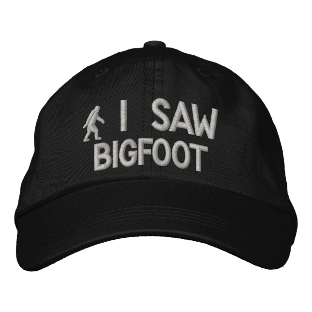 I saw Bigfoot Deluxe version Embroidered Hat (Front)