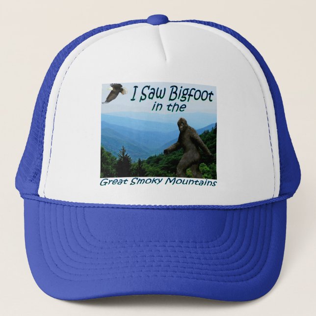 I Saw Bigfoot - Great Smoky Mountains Hat (Front)