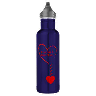 I Saw Love In Empty Hearts Design 710 Ml Water Bottle
