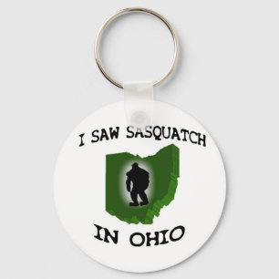 I Saw Sasquatch In Ohio Key Ring