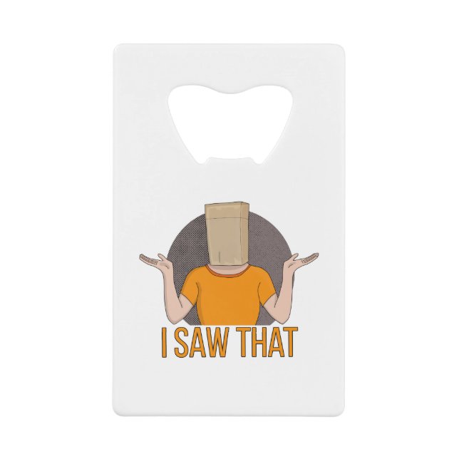 I Saw That (Front)