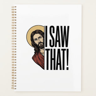 I Saw That Funny Religious Peek Graphic Design_1 Planner