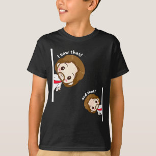 I Saw That Karma Jesus Funny Saying Quote Meme Bib T-Shirt