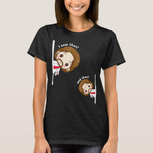 I Saw That Karma Jesus Funny Saying Quote Meme Bib T-Shirt