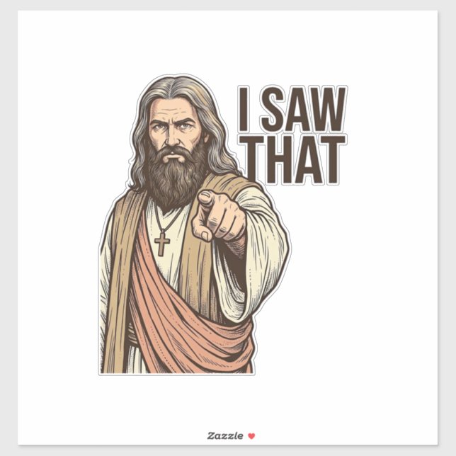 I Saw That Religious Pointing Vintage Engraving Sh (Sheet)