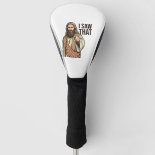 I Saw That Religious Pointing Vintage Engraving Sh Golf Head Cover