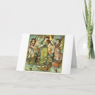 I Saw Three Ships Holiday Card