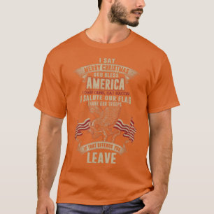 I say merry christmas God bless America T-Shirt