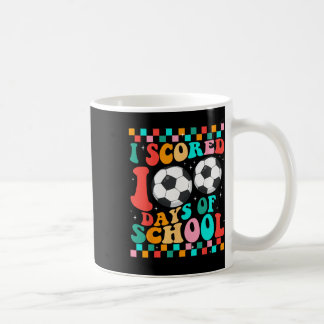 I Scored 100 Days Of School Soccer Kids Student Te Coffee Mug