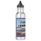 I scrapbook and I know things 710 Ml Water Bottle (Left)