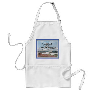 I scrapbook and I know things Standard Apron