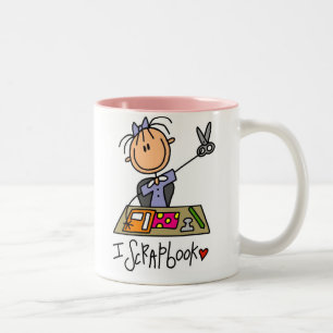 I Scrapbook Two-Tone Coffee Mug