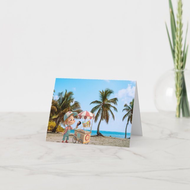 I Scream Cone Card (Front)