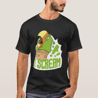 I Scream Ice Cream Parrot Screaming For Cockatiels T-Shirt