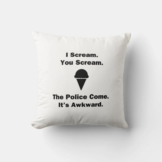 I Scream You Scream Cushion (Front)