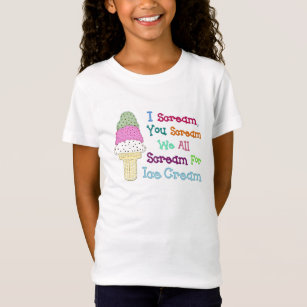 I Scream You Scream , We All Scream For Ice Cream iPad Case