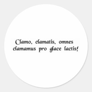 I scream, you scream, we all scream for ice cream! classic round sticker