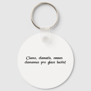 I scream, you scream, we all scream for ice cream! key ring