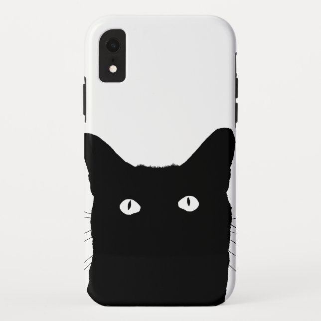 I See Cat Click to Pick Your Colour Background Case-Mate iPhone Case (Back)