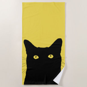 I See Cat Click to Select a Custom Colour Beach Towel