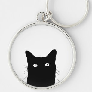 I See Cat Click to Select Your Colour Decor Option Key Ring