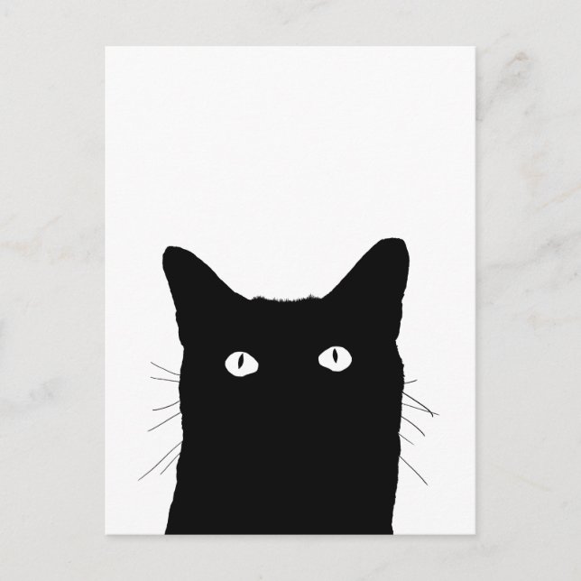 I See Cat Click to Select Your Colour Decor Postcard (Front)