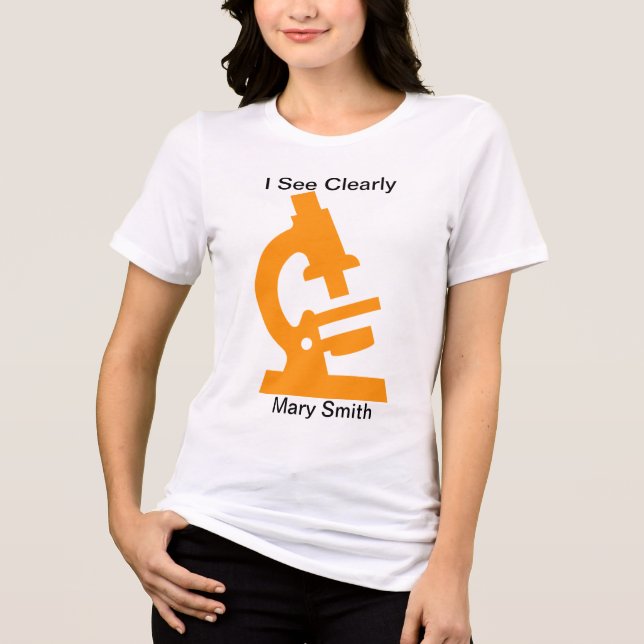 I See Clearly Tri-Blend Shirt (Front)