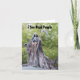 I See Dead People - Humourous Halloween Card