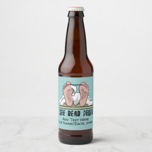 I See Dead People Personalised Beer Bottle Label