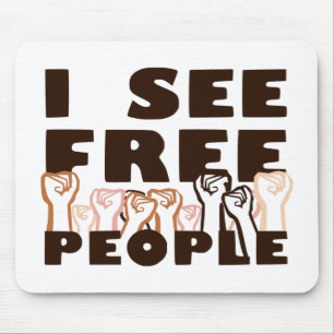 I See Free People Mouse Mat