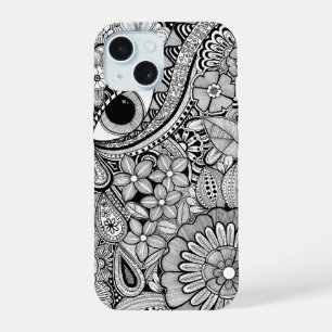 I See It Differently –  Monochrome Hand-Drawn Art iPhone 15 Case