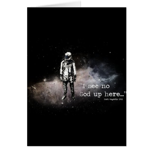 I see no god up here (Front)
