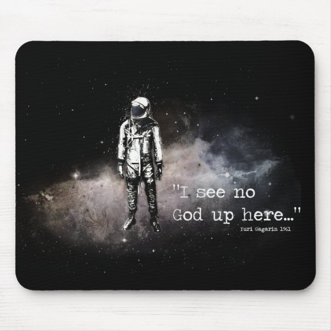 I See No God Up Here Mouse Mat (Front)