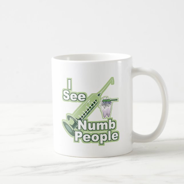 I See Numb People Coffee Mug (Right)