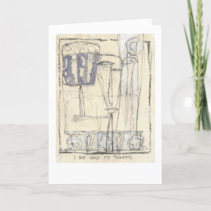 I see only my thoughts card