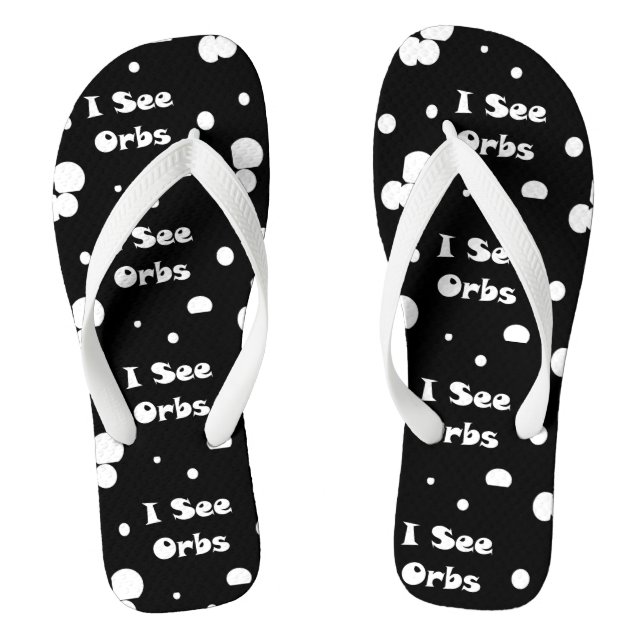 I See Orbs Flip Flops (Footbed)