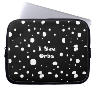 I See Orbs-laptop sleeve