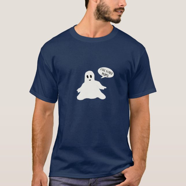 I see scared people t-shirt (Front)