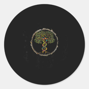 I See Trees Green Roses Colourful Dna 2022 Earth D Classic Round Sticker