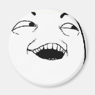 I See What You Did Comic Face Magnet