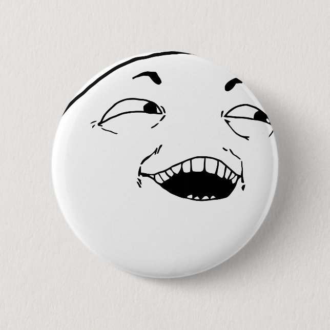 I see what you did there - meme 6 cm round badge (Front)